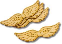 Natúr fa - Angyalszárny 11x2, 8cm 4db/csomag