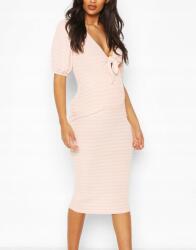 Boohoo K4B312*BOOHOO Kismama Ruha Rózsaszín MIDI 40L B01