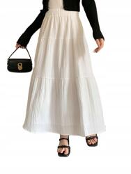 Shein Dazy Bő Szabású Fehér Szoknya 42 XL__XL