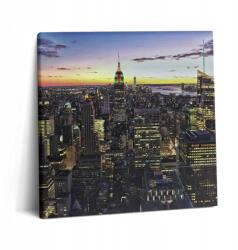 Wallfluent Fotó-Vászonkép Canvas Művészi Otthon Város Napnyugta 60x60 (010030010270000276824)