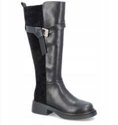 Filippo Bőr lapos tiszti cipő Filippo DKZ6404/24 Fekete 40 (FILIPPO DKZ6404/24 BK CZARNY)