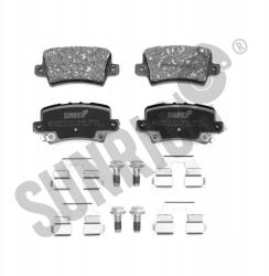 Sunrich Fékbetétek Sunrich Hátsó Honda CIVIC Kesztyű+kenőanyag Ingyen