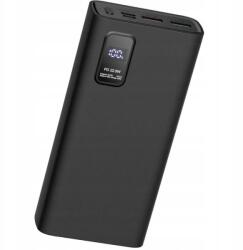  Power Bank 24 000 mAh fekete nagy kapacitású Led kijelző (Powerbank 24000 mAh)