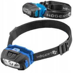 Hoegert Technik Hogert Fejlámpa Led Akkumulátoros Újratölthető Usb Mozgásérzékelő (HT1E421)