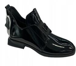 VINCEZA Bokacsizma Vinceza Bőr 91120 MÉRET39 Fekete Lakk (91120)