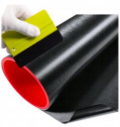 Solar Systems Furnérfólia Autóhoz Alumínium Csiszolt Fekete 152x50cm (FOLIA OKLEINA DO AUTA ALUMINIUM BLACK)