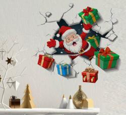 Vanco-Up Karácsonyi öntapadós ablakmatrica, falmatrica, Vanco-Up - Faltörő Mikulás ajándékokkal