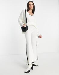  M Lounge Fehér Kötött Lampasz Nadrág (s) (572126)