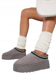 Shein Női Hócipő Szürke Bélelt 41-ES (swbhw3h)