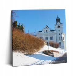 Wallfluent Fotó Vászonkép Canvas Fa Keret Szoba Város Ostrava Télen 60x60 cm (010030010270000075873)