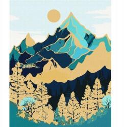 Ideyka Festmény számok szerint Hegyi táj 40x50cm /Ideyka (krajobraz do samodzielnego pomalowania super)