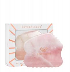 CRYSTALLOVE Rose quartz Contour Gua Sha gua sha arcmasszázs lapka