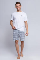 Sensis férfi pizsama Chris rövid ujjú pizsama L-es méret (57788)