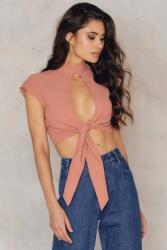 NA-KD Crop Top Terrakotta Chokerrel 36-OS