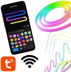 Tuya Led Szalag Neon 3 Méter Tuya Wifi Vezérelt Távirányító Rgbic Vezérlő IP65 21W (T-IQ210)