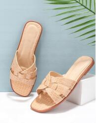 Shein Elegáns Bézs Női Flip-flop Papucs 41 Aaa (swshoes25210528810)