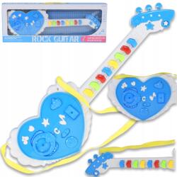 Skleplolki Oktató Gitár Akkumulátoros Interaktív Hangszer Gyerekeknek Világító Játék (GITARA INTEREDU)