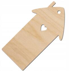 Loveart Fa házikó dekoráció rétegelt lemezből Loveart No. 2 Decoupage dekoráció (LOV-Sklejka)