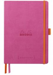 Rhodia jegyzetfüzet Rhodia Goalbook fuchsia A5 keret Softcover pöttyökkel (3037921178096)
