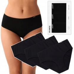 Atlantic Női pamut bugyi 3 Pár bugyi klasszikus Atlantic 3BLP-579 XXL (BLP-579 CZARNY 3PACK)