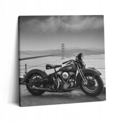 Wallfluent Vászonkép Ajándék Ötlet Otthonra Motorkerékpár És Golden Gate Híd (010030010270000008505)