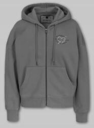 Pitbull Pit Bull kapucnis pulóver Washed Manzanita Heart Zip szürke (185001161002)