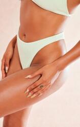 Prettylittlething Zöld Texturált Bikinialsó Magas Derekú Bugyi Prettylittlething 36