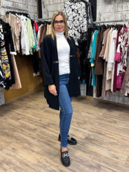  Barbara fekete kardigán