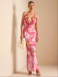 Shein IC44312 Shein Mintás Maxi Ruha Pánttal (40) S