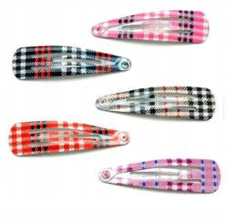 Hajcsatok színes hajgumik 10 db (7433 SA)