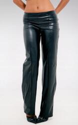 Prettylittlething Fekete Egyenes Szárú Nadrág Öko Bőr Klasszikus Prettylittlething 40