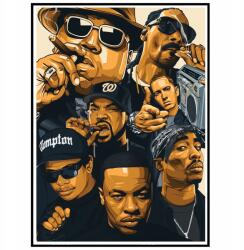  A rap legendái Hip Hop Poszter Zene Poszter 50x70
