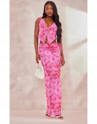 Prettylittlething Rózsaszín Mintás Szoknya (36) (564325)