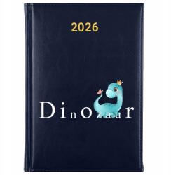 FunnyCase Könyvnaptár 2026 DInOzauR Sötétkék tervező határidőnapló Ajándék Minták (Kalendarz Granatowy DInOzauR)