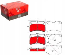 TRW GDB3219 Fékbetét készlet, tárcsafékek