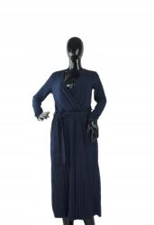 minimum Sötétkék Ruha, Size S, boríték szabású, poliészter (379403)