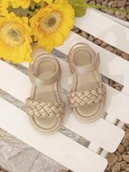 Shein B44108 Shein Arany Tépőzáras Lány Szandál (28) 28