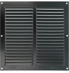 AMIG Szellőzőrácsok 200 x 200 mm fekete 2 db (1212)