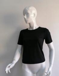  Női Póló Fekete Klasszikus Basic 42 XL Ado