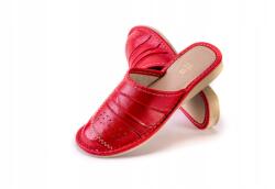 Maximus Női Bőr Strandpapucs Topánka Piros, Maximus méret (5A03)