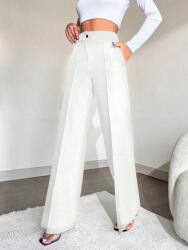 Shein EC35117 Shein Szövet Nadrág Széles Magas Derekú (39) M