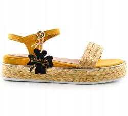 Marco Tozzi női espadrilles szandál sárga méret 40 (2-88701-26 656)