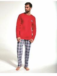 Cornette Pijama barbati, 100% bumbac, Cornette M124-165 (Culoare: Rosu, Marime: M) (NX-5111)