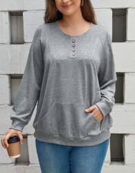 Shein Emery Rose Pulóver, Szürke