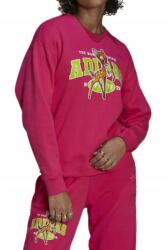 Adidas Női pulóver Adidas Disney Bambi rózsaszín oversize logó hímzés divatos méret 36 S (HE6832)