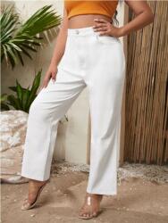 Shein Női Nadrág Fehér Egyenes 46 3XL Eda