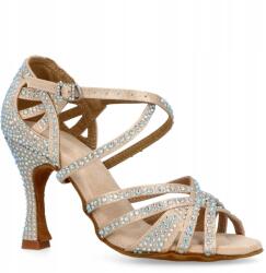 TYMOTEO Professzionális tánccipő- Tymoteo D1 Bézs 38 (TYMOTEO D1 BEŻOWE)