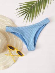Shein Alsó Fürdőruha Bugyi Alsónadrág Textúra, Size L, kék