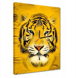 ZeSmakiem Óra 30x40 Sárga tigrisfej (H196M_Z1D_30x40cm AZ)