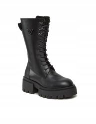 Guess Fekete Logózott Cipzáras Bokacsizma (37) (593741)